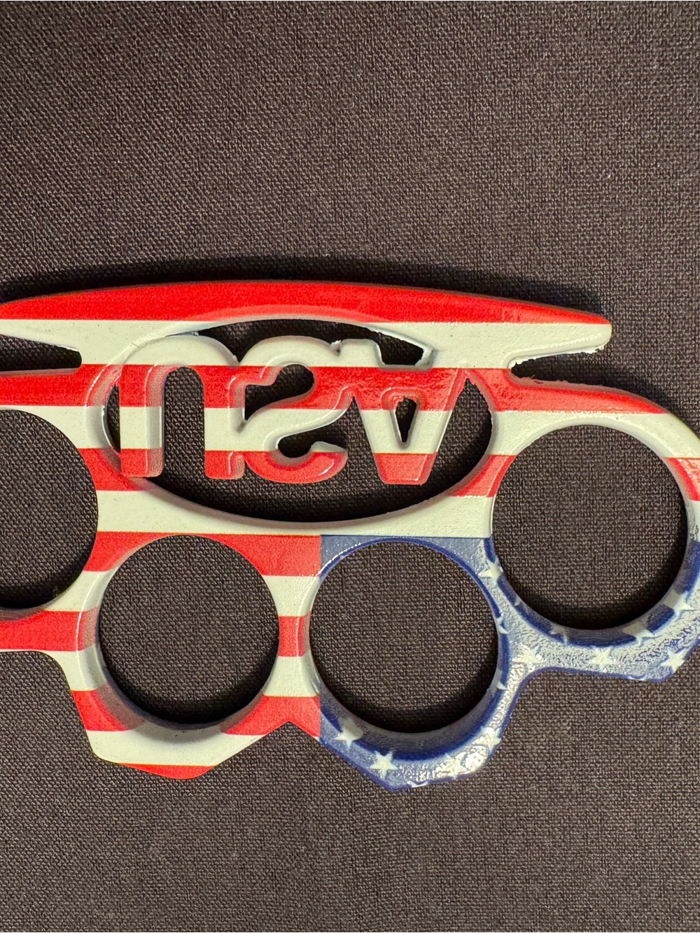 3 Pack Heavy Duty USA Metal Knuckles Or Paperweights - Incredible Quality - Picture 4 of 4